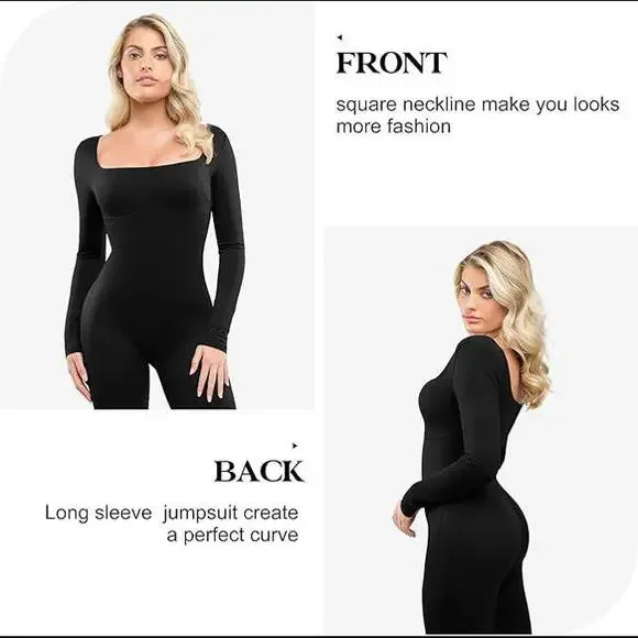 NWT *Popilush* Long Sleeve Jumpsuit, Size XXL - Picture 3 of 4